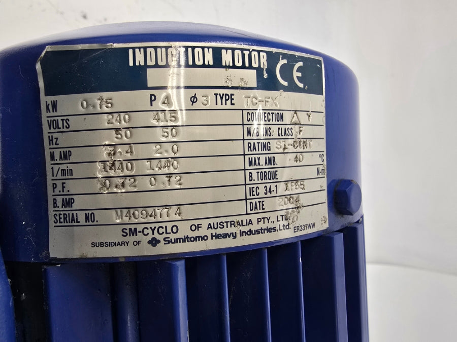 SUMITOMO CHHM1-6135DB-165 TC-FX 240/415V 3.4/2.0A NSNP