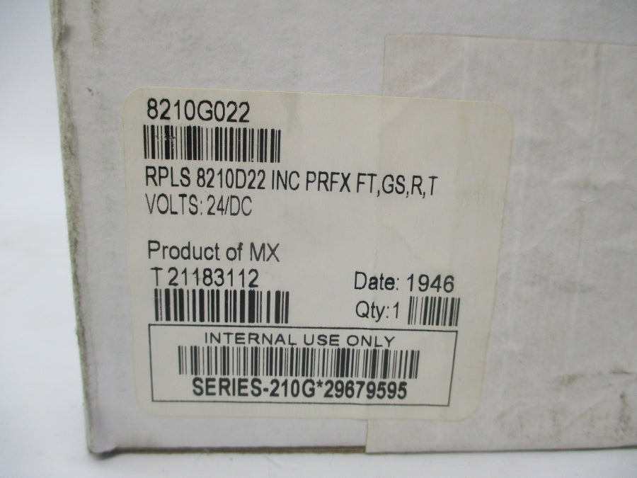 ASCO 8210G022 24VDC NSFS