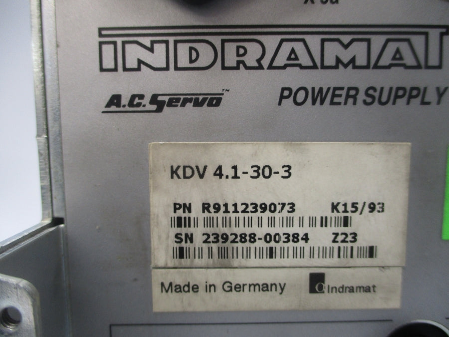 INDRAMAT KDV4.1-30-3 R911239073 380-460VAC UNMP