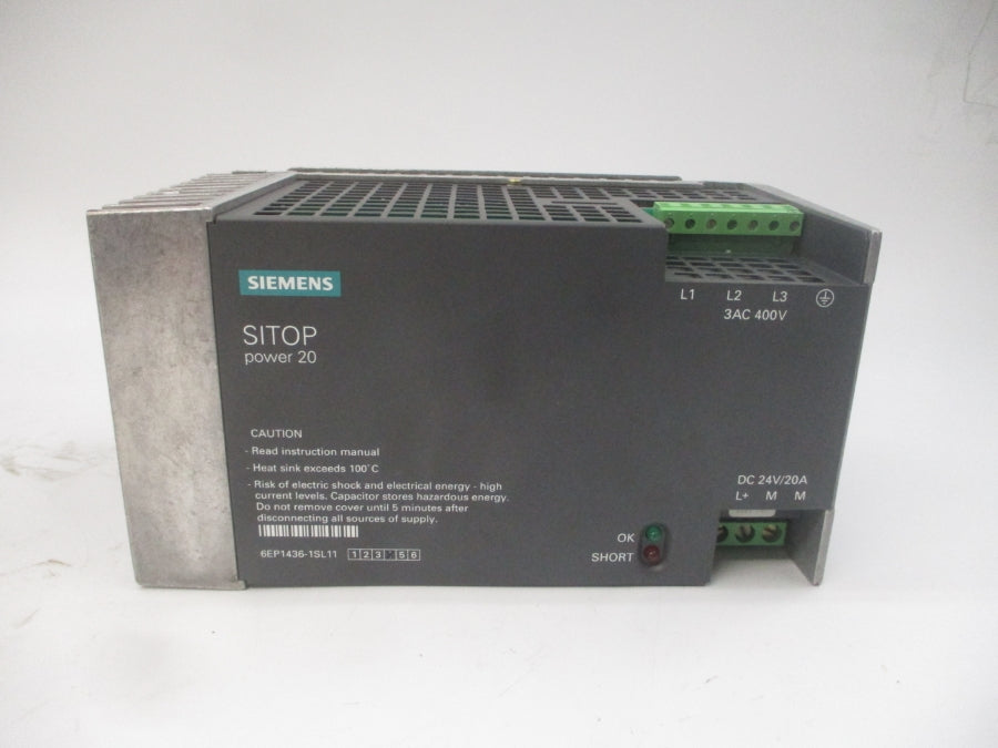 SIEMENS 6EP1436-1SL11 230/400VAC 1A NSMP