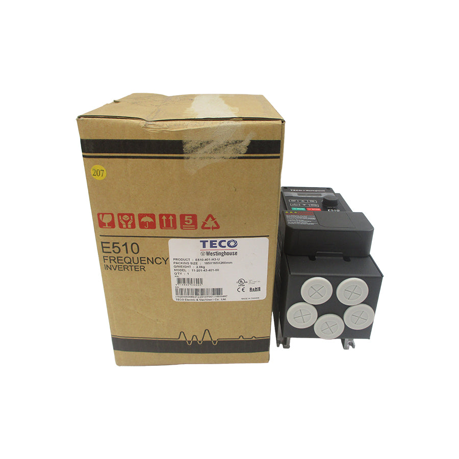 TECO E510-401-H3-U 11-201-43-401-00 380-480VAC 4.2A NSMP