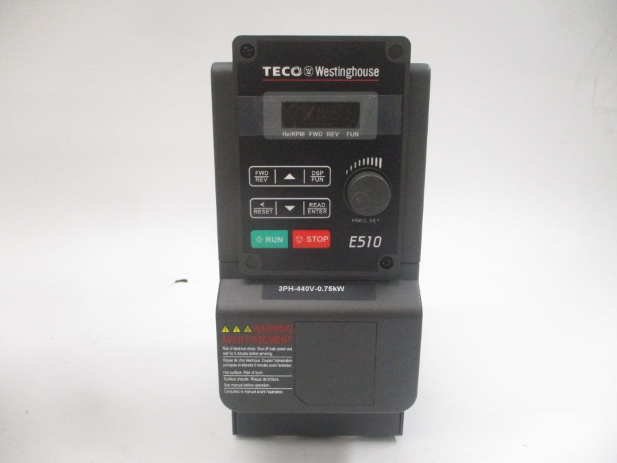 TECO E510-401-H3-U 11-201-43-401-00 380-480VAC 4.2A NSMP