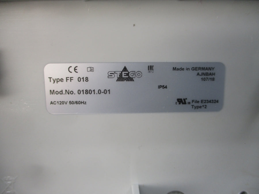 STEGO FF018 01801.0-01 120VAC NSMP
