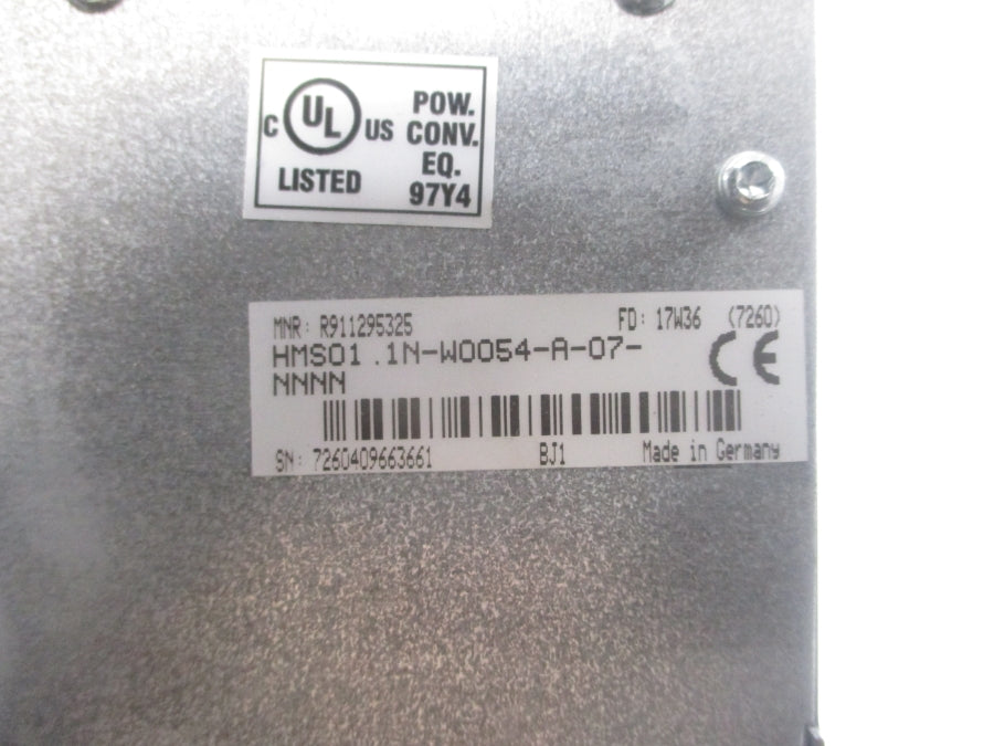 REXROTH HMS01.1N-W0054-A-07-NNNN R911295325 254-750VDC 40A NSNP