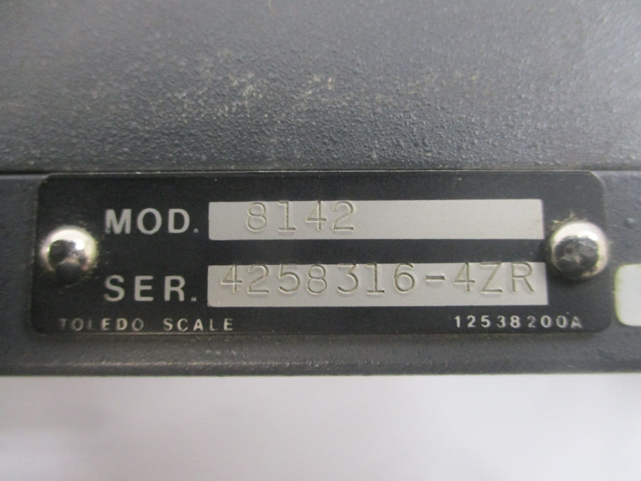 TOLEDO SCALE 8142 120V .30A NSNP