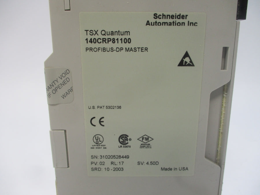 SCHNEIDER AUTOMATION 140CRP81100 NSNP