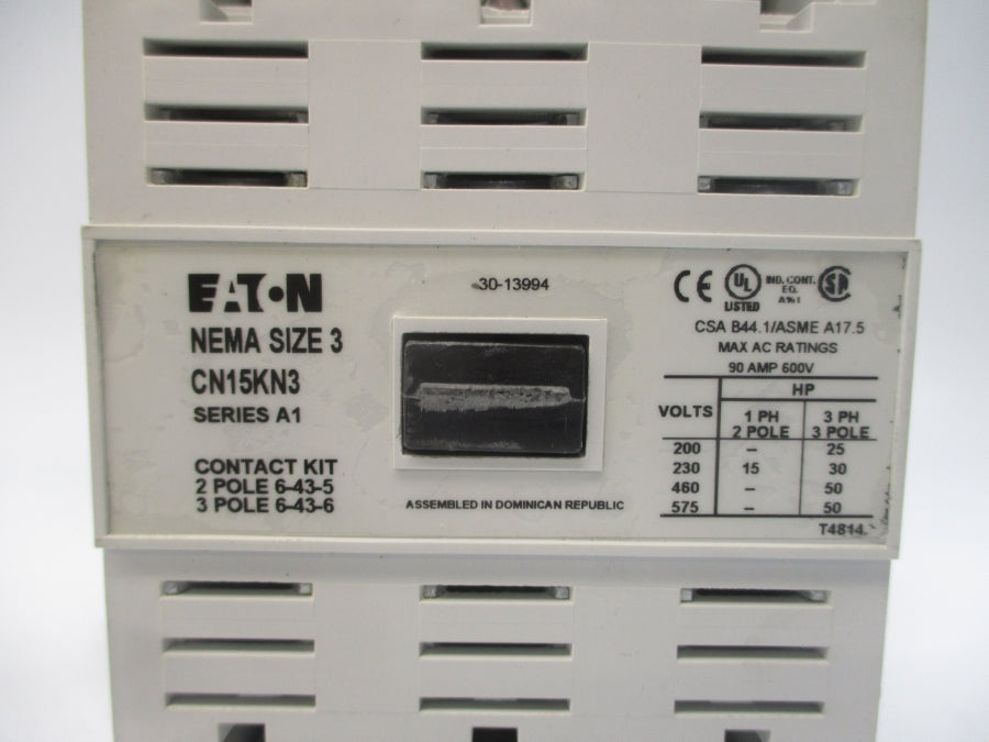 EATON CN15KN3A SER. A1 110/120V 90A UNMP