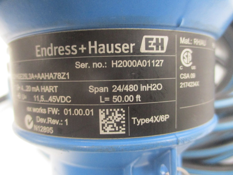 ENDRESS+HAUSER FMB53-AF23/0 11.5-45VDC REV. 1 NSNP