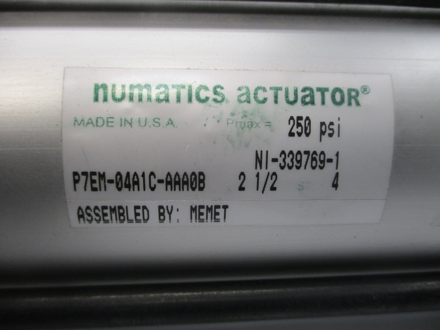 NUMATICS P7EM-04A1C-AAA0B 250PSI NSNP