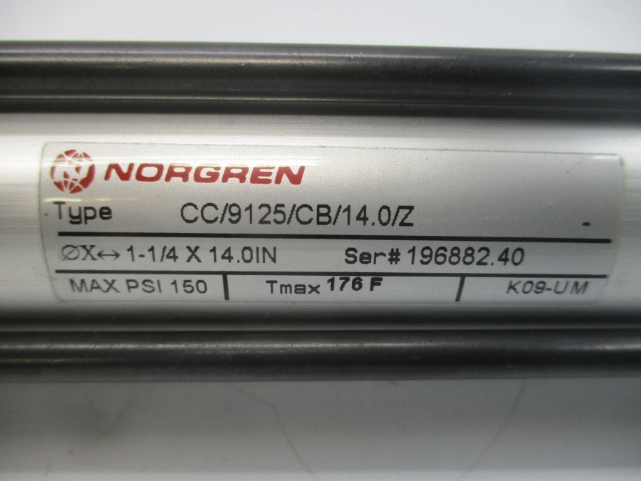 NORGREN CC/9125/CB/14.0/Z 150PSI NSNP
