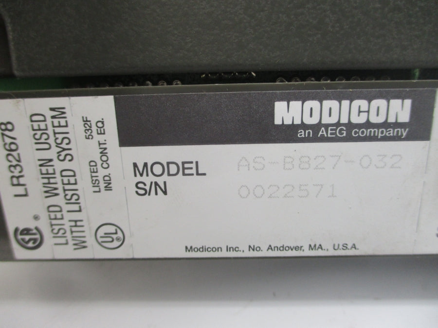 MODICON AS-B827-032 UNMP