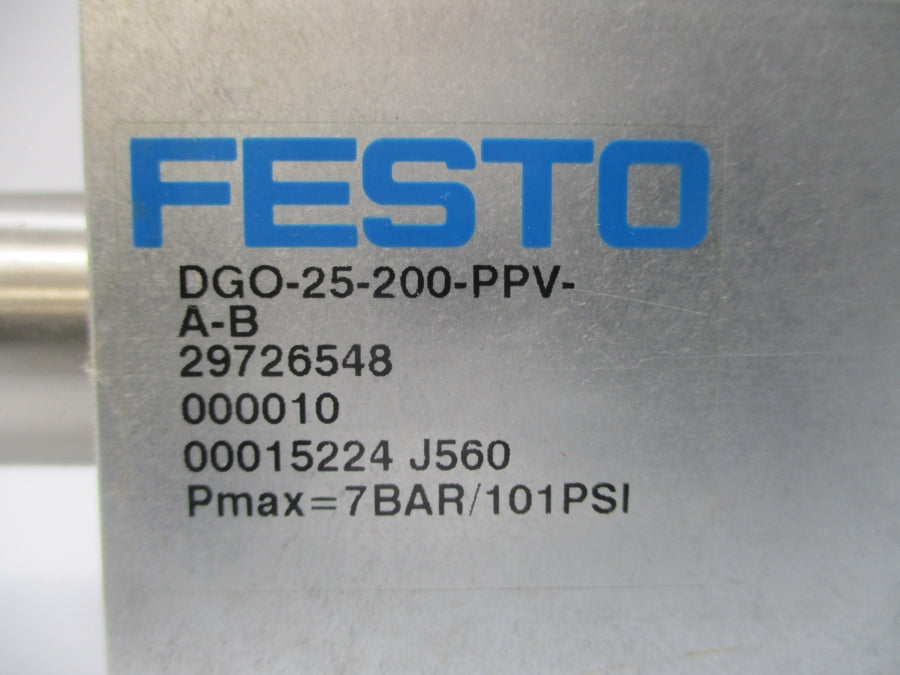 FESTO DGO-25-200-PPV-A-B 29726548 101PSI NSNP