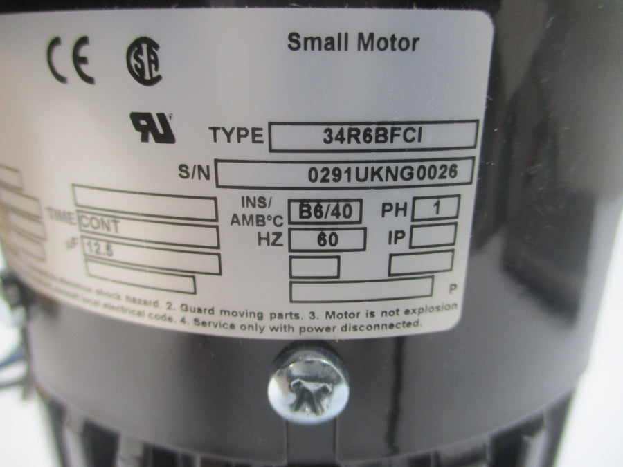 BODINE ELECTRIC 34R6BFCI 115V 1.4A NSMP