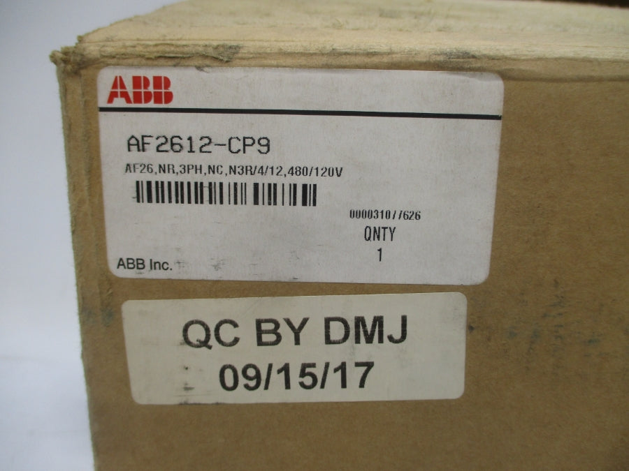 ABB AF2612-CP9 120VAC 50A NSMP
