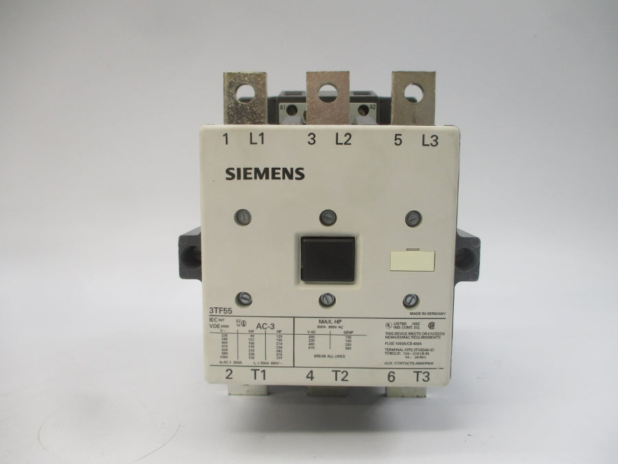 SIEMENS 3TF5522-0AQ0 110/132V 300A NSMP