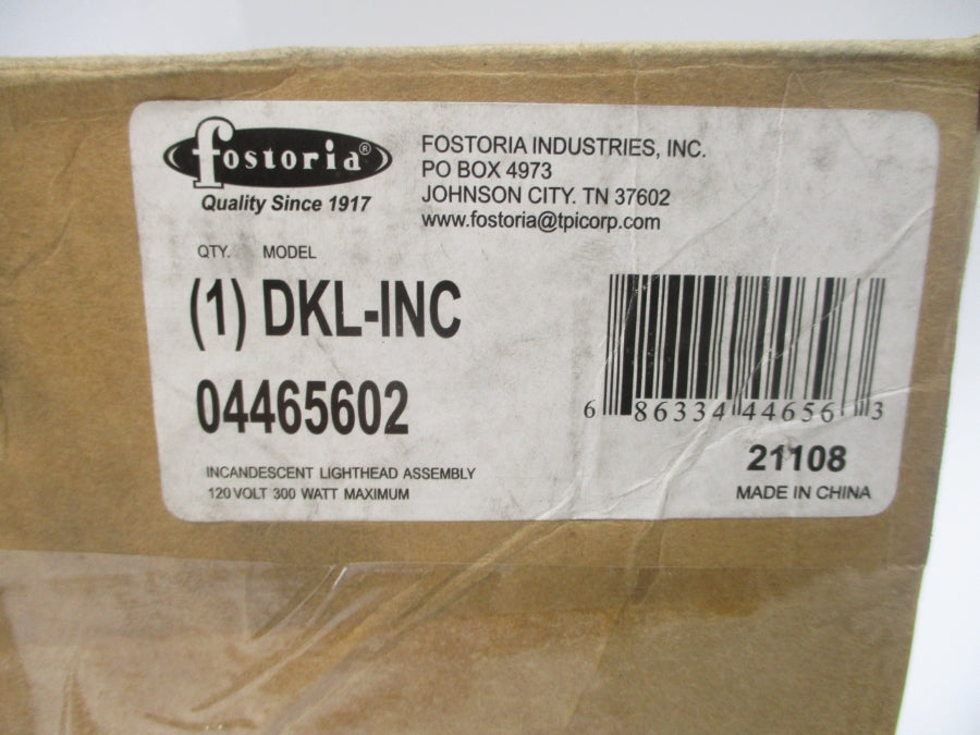 FOSTORIA DKL-INC 120VAC NSMP