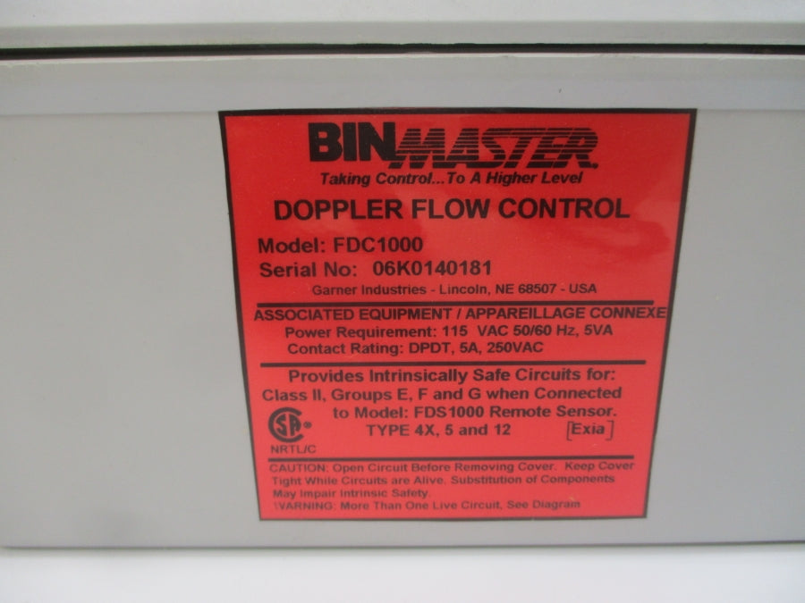 BIN MASTER FDS1000 115VAC 5A NSMP
