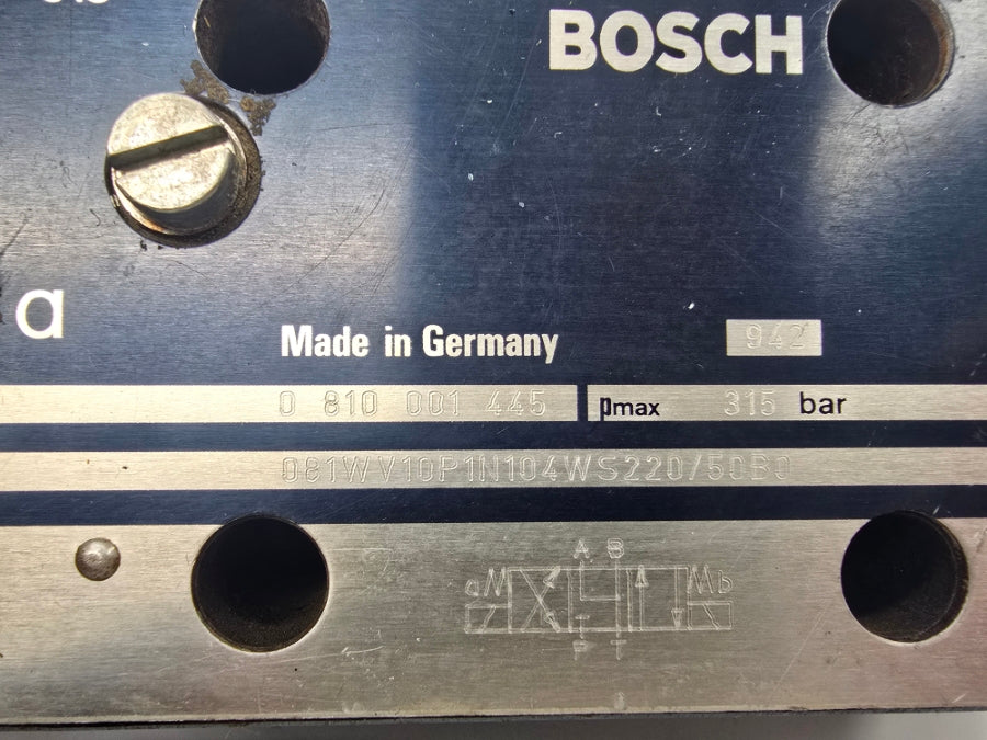 BOSCH 081WV10P1N104WS220/50B0 0810001445 220V UNMP
