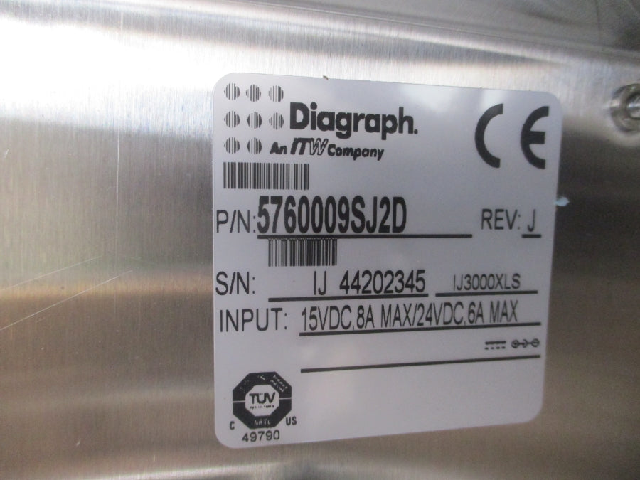 DIAGRAPH 5760009SJ2D 24VDC 8A REV. J NSMP