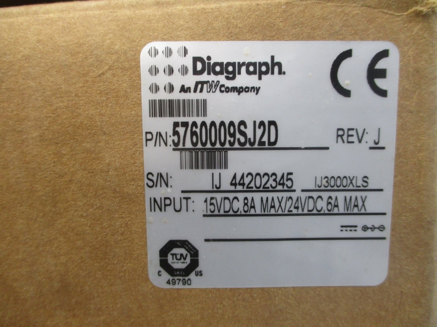 DIAGRAPH 5760009SJ2D 24VDC 8A REV. J NSMP