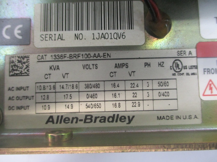 INDUSTRIAL SPARE PART 1336F-BRF100-AA-EN SER. A (NO COVER) UNMP