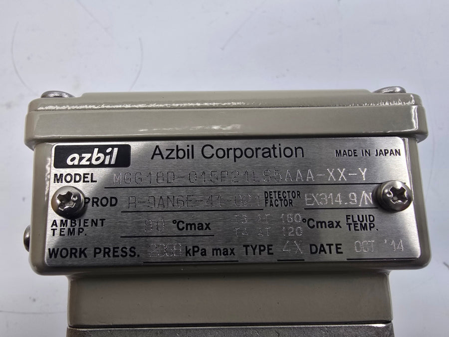 AZBIL MGG18D-015P21LS5AAA-XX-Y NSMP