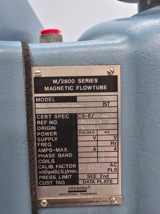 FOXBORO 281H-SABA-TSA-G 120VAC 1.6A 160/250PSI (AS PICTURED) NSNP