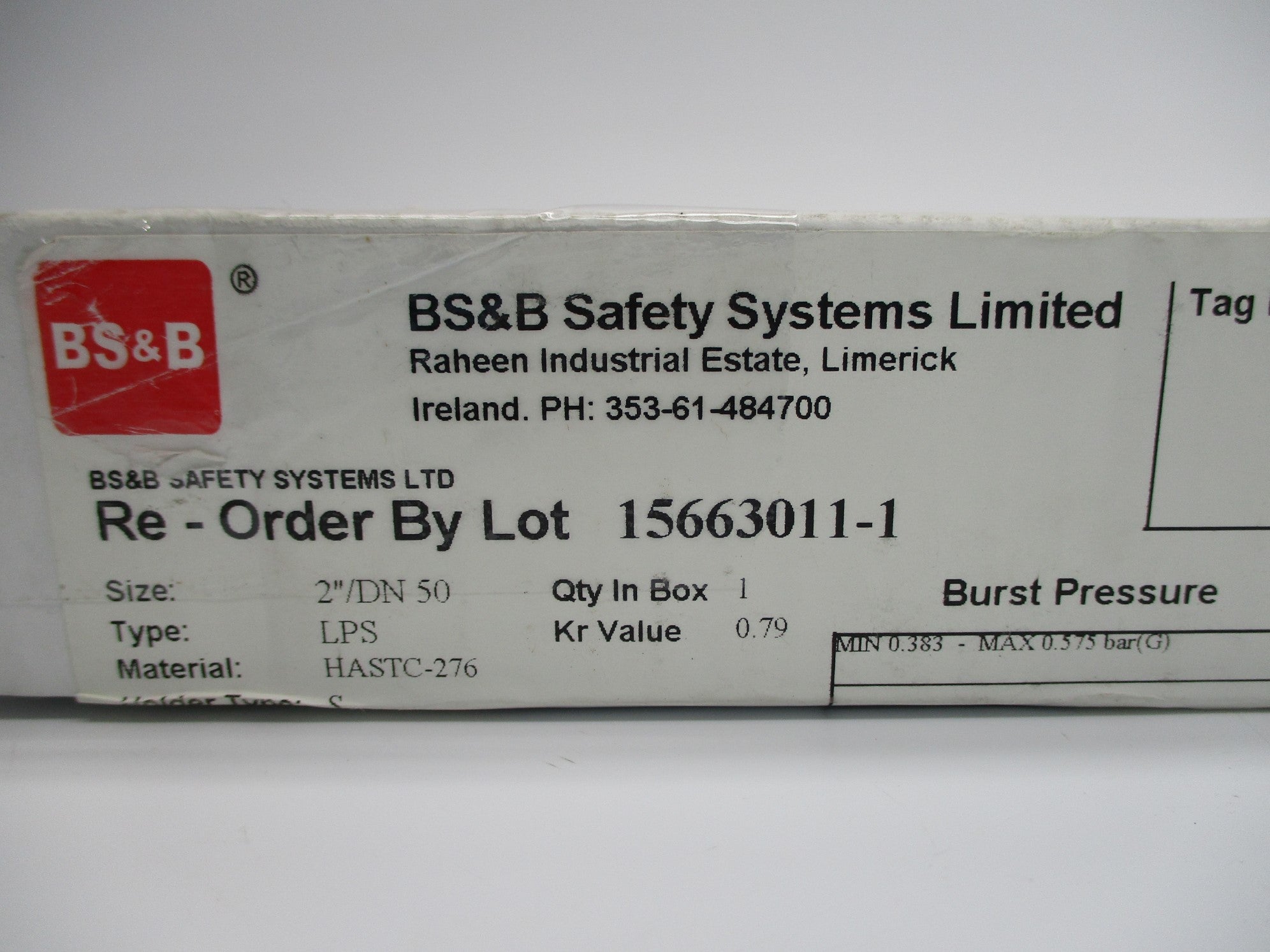 BS&B LPS 2" NSMP