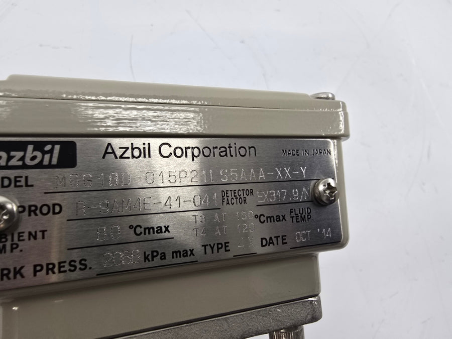 AZBIL MGG18D-015P21LS5AAA-XX-Y UNMP