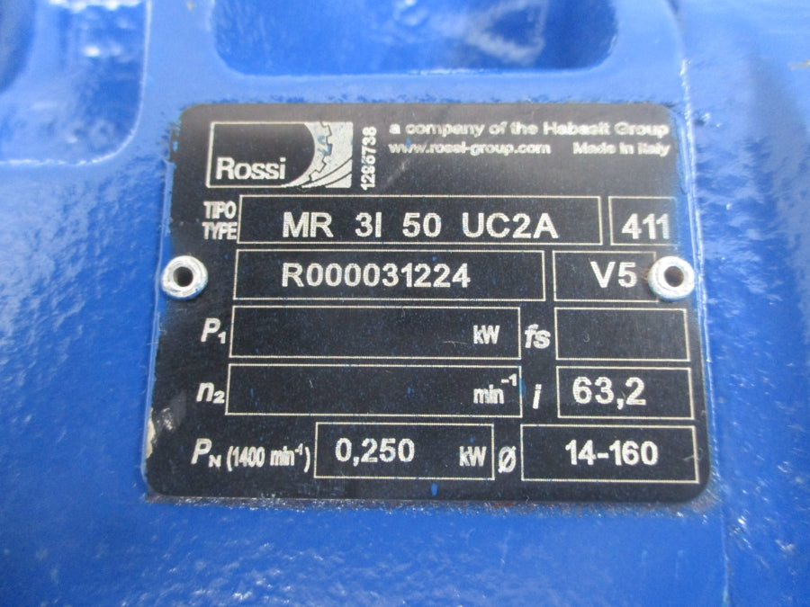 ROSSI F071B6B5 MR3I50UC2A 255/440V 1.73/1.0A NSNP