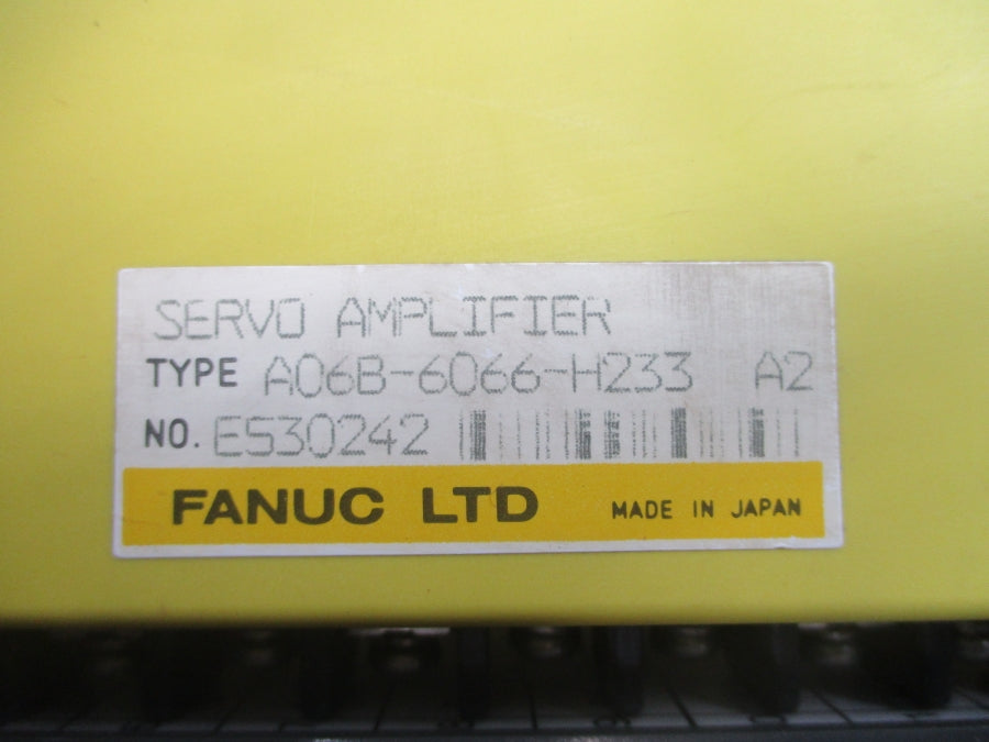 FANUC A06B-6066-H233 (AS PICTURED) UNMP