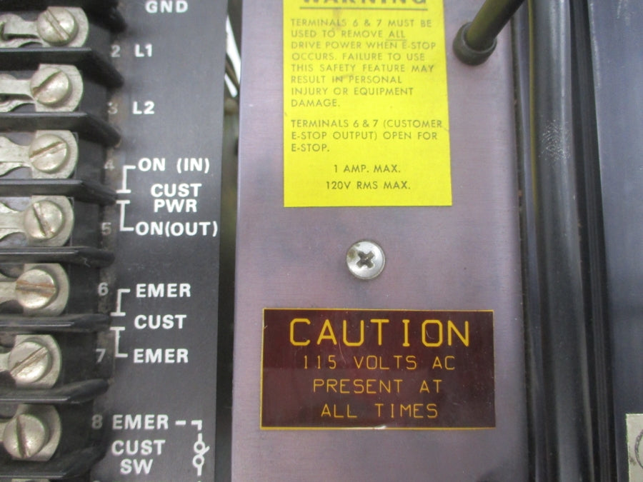 INDUSTRIAL SPARE PART 63436501 115VAC 1A REV. A UNMP