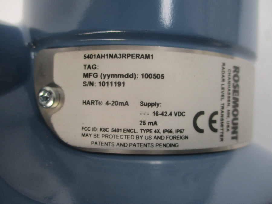 ROSEMOUNT 5401AH1NA3RPERAM1 16-42.4VDC NSNP