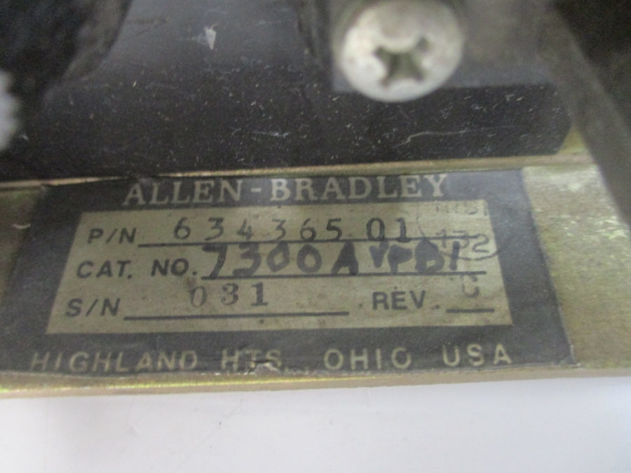 INDUSTRIAL SPARE PART 63436501 115VAC 1A REV. C UNMP
