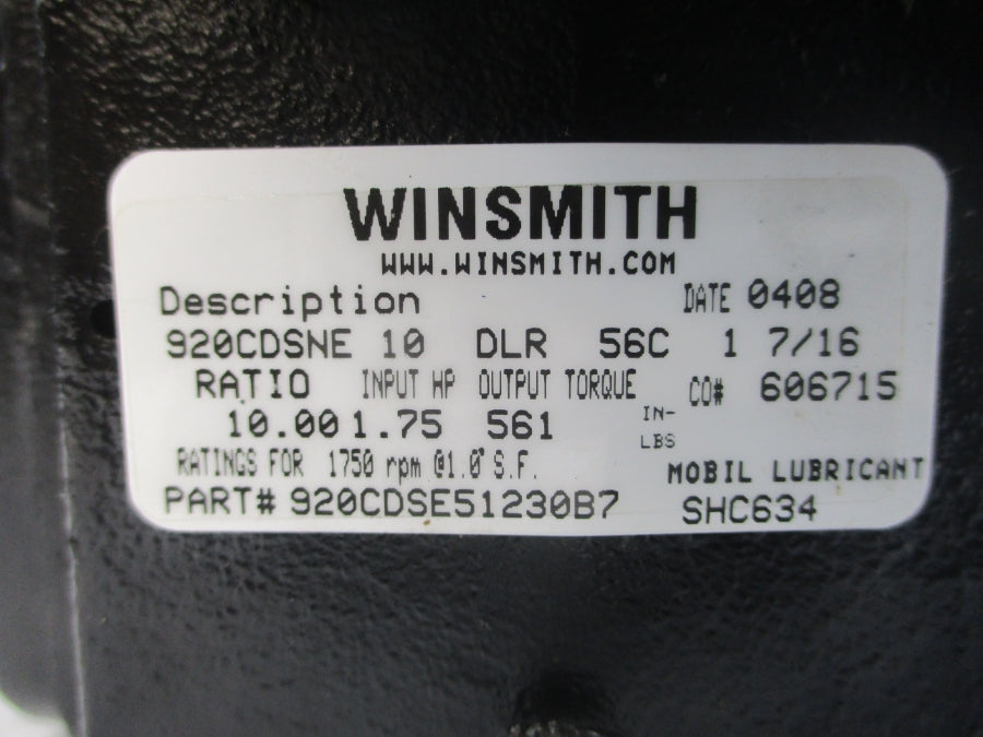 WINSMITH 920CDSNE10DLR56C 920CDSE51230B7 NSNP