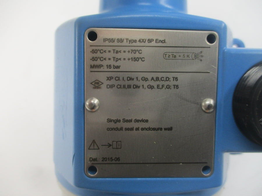 ENDRESS+HAUSER FTL51H-QTE2CC4E5A 19-250VAC 6A 6" NSNP