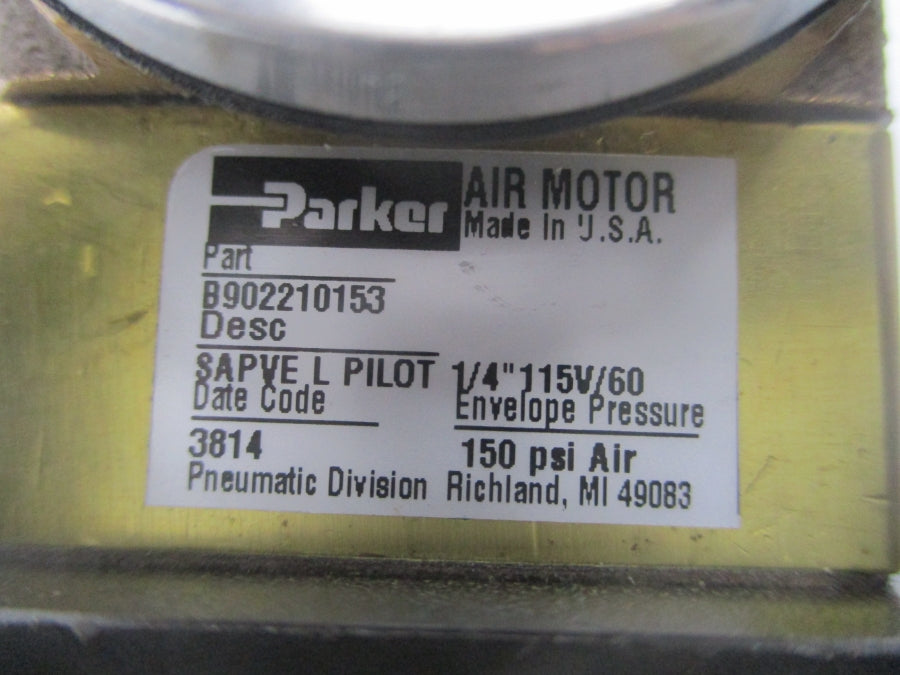 PARKER B902210153 115V 150PSI 1/4" NSNP