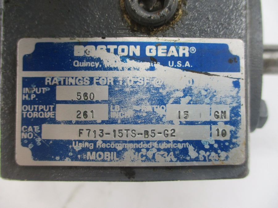 BOSTON GEAR F713-15TS-B5-G2 UNMP