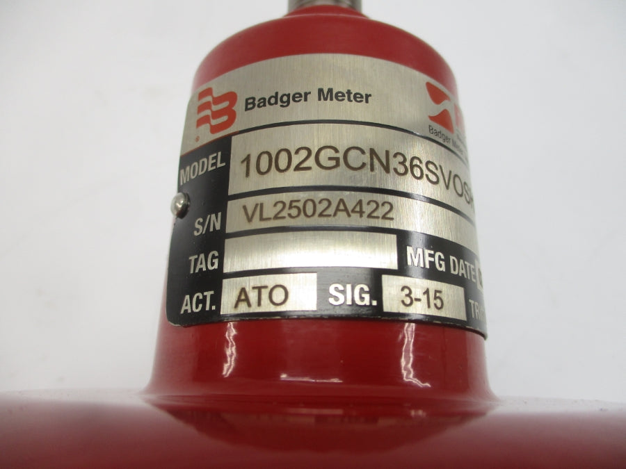 BADGER METER 1002GCN36SVOSHEP36 A351 CF-8M 5000PSI 1/2" NSNP