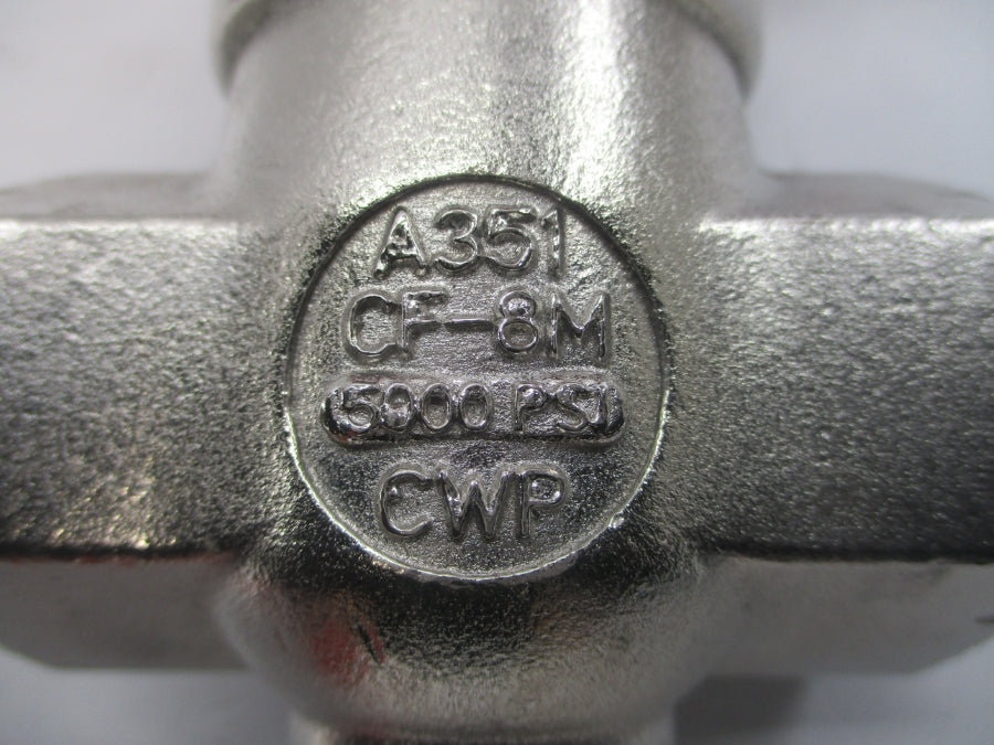 BADGER METER 1002GCN36SVOSHEP36 A351 CF-8M 5000PSI 1/2" NSNP