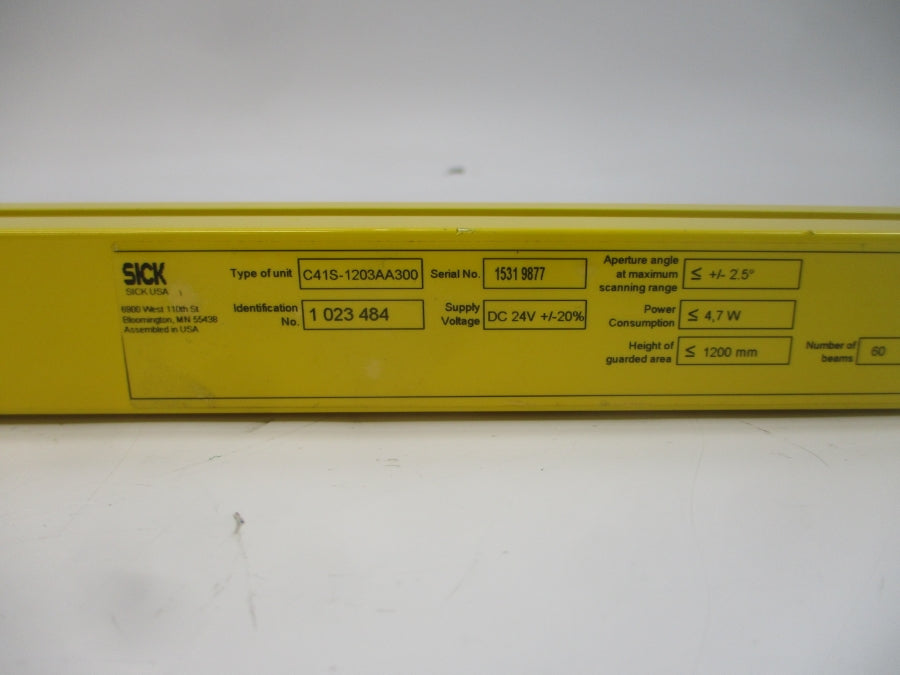 SICK C41S-1203AA300 1023484 24VDC NSNP