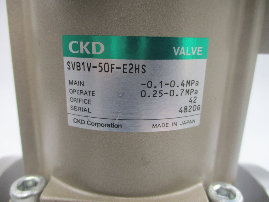 CKD SVB1V-50F-E2HS 2" UNMP