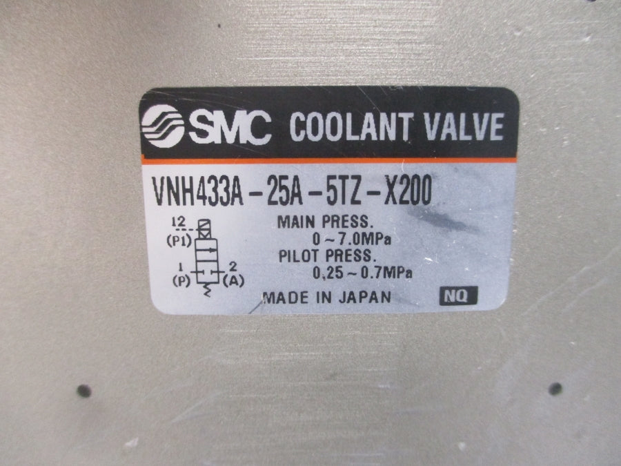 SMC VNH433A-25A-5TZ-X200 1" NSNP