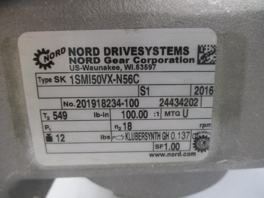 NORD DRIVE SYSTEMS SK1SMI50VX-N56C NSNP
