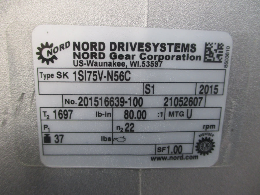 NORD DRIVE SYSTEMS SK1SI75V-N56C NSNP