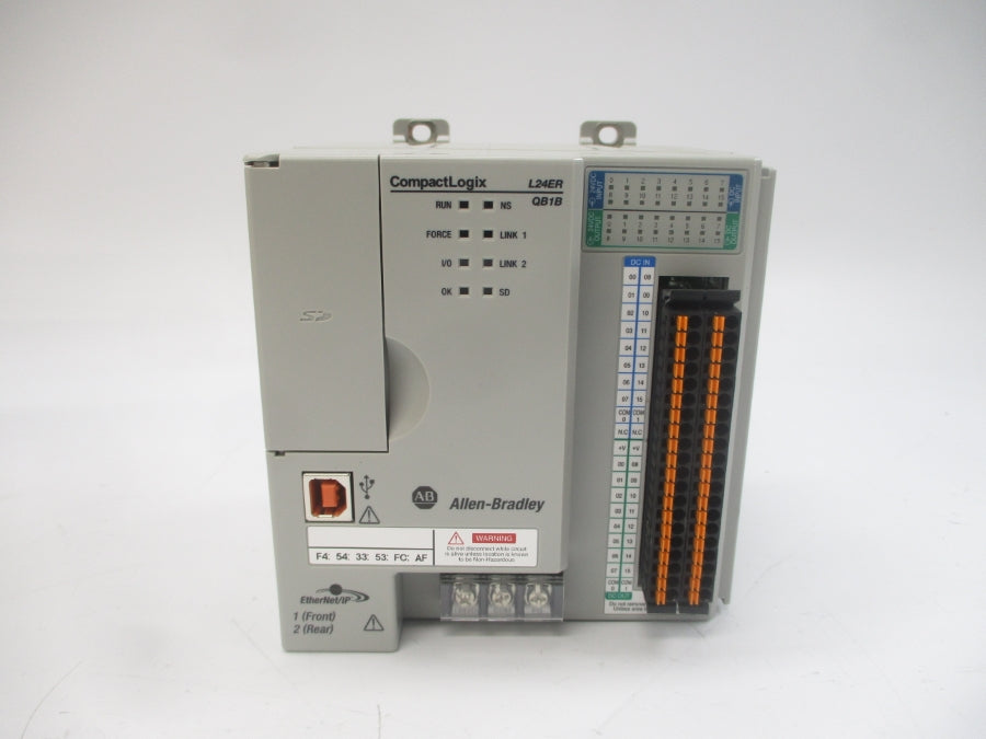 INDUSTRIAL SPARE PART 1769-L24ER-QB1B SER. A F/W 1.003 24VDC 2.1A NSMP