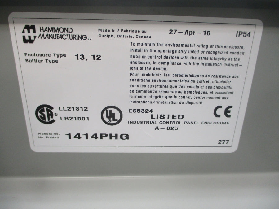 HAMMOND 1414PHG NSNP