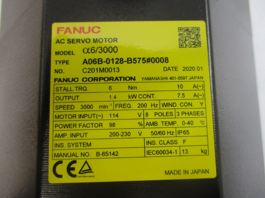 FANUC A06B-0128-B575#0008 114VAC 10/7.5A NSMP