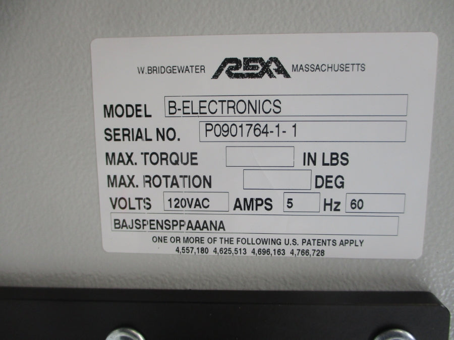 REXA B-ELECTRONICS BAJSPENSPPAAANA 120VAC 5A NSNP
