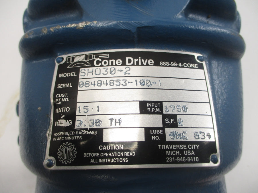 CONE DRIVE SHO30-2 UNMP